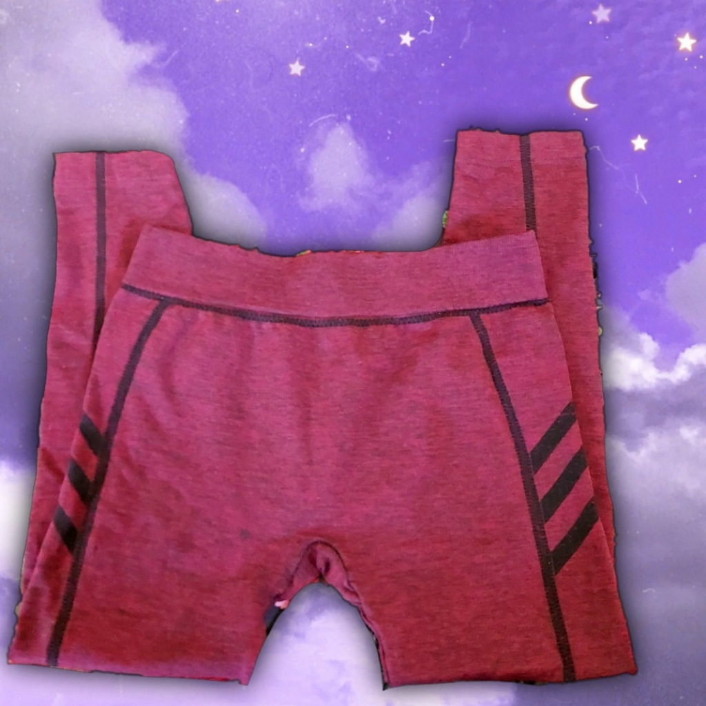 Red&Black Basic Legging